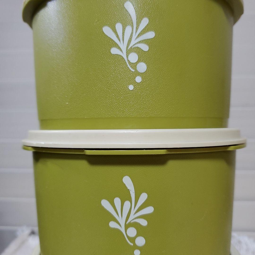 Tupperware 保存容器 セット ６個昭和レトロレア　タッパーウエア