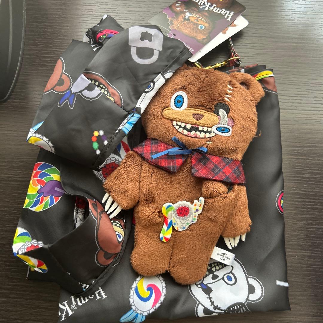 USJ ハミクマ　エコバッグ　ポケッタブルバック