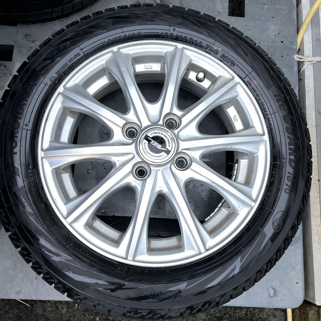 まだイボあり！！155/65R14 YOKOHAMA iceGUARD