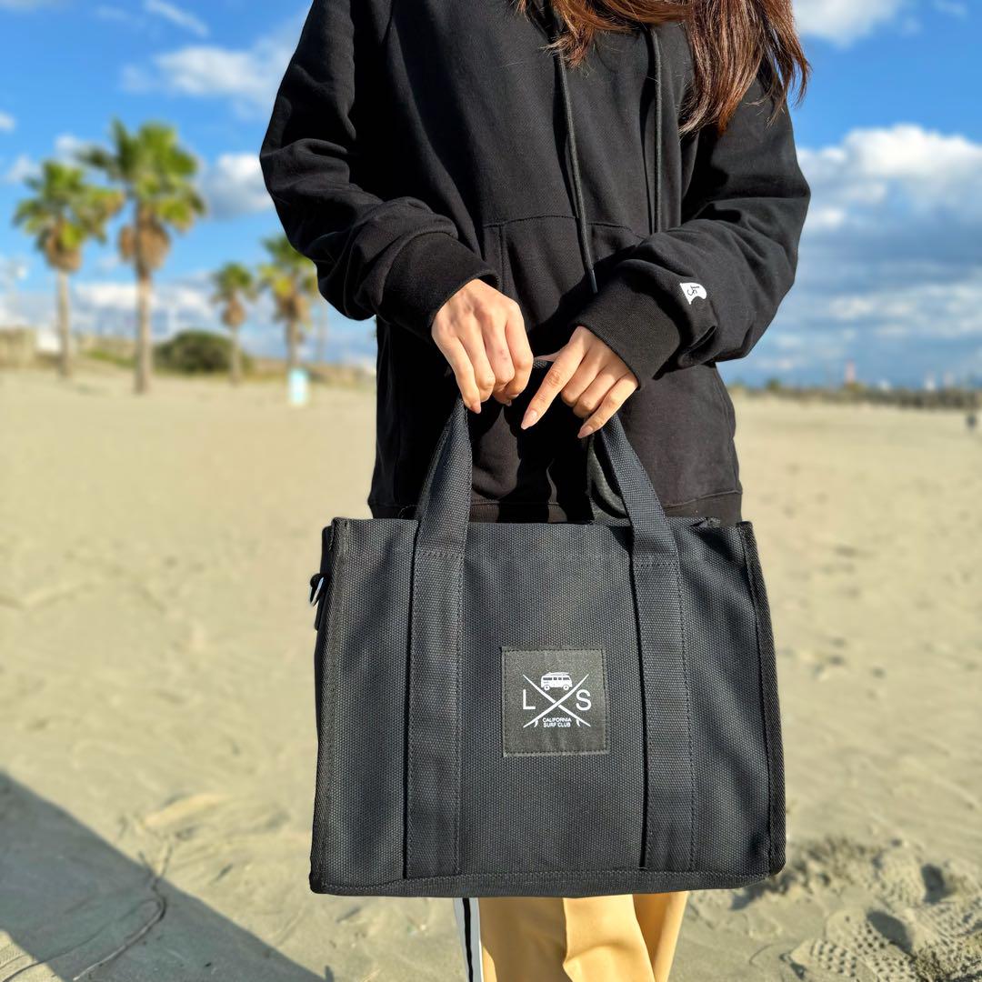 大人サーファーにはLUSSO SURF ショルダートートバッグ　ブラック