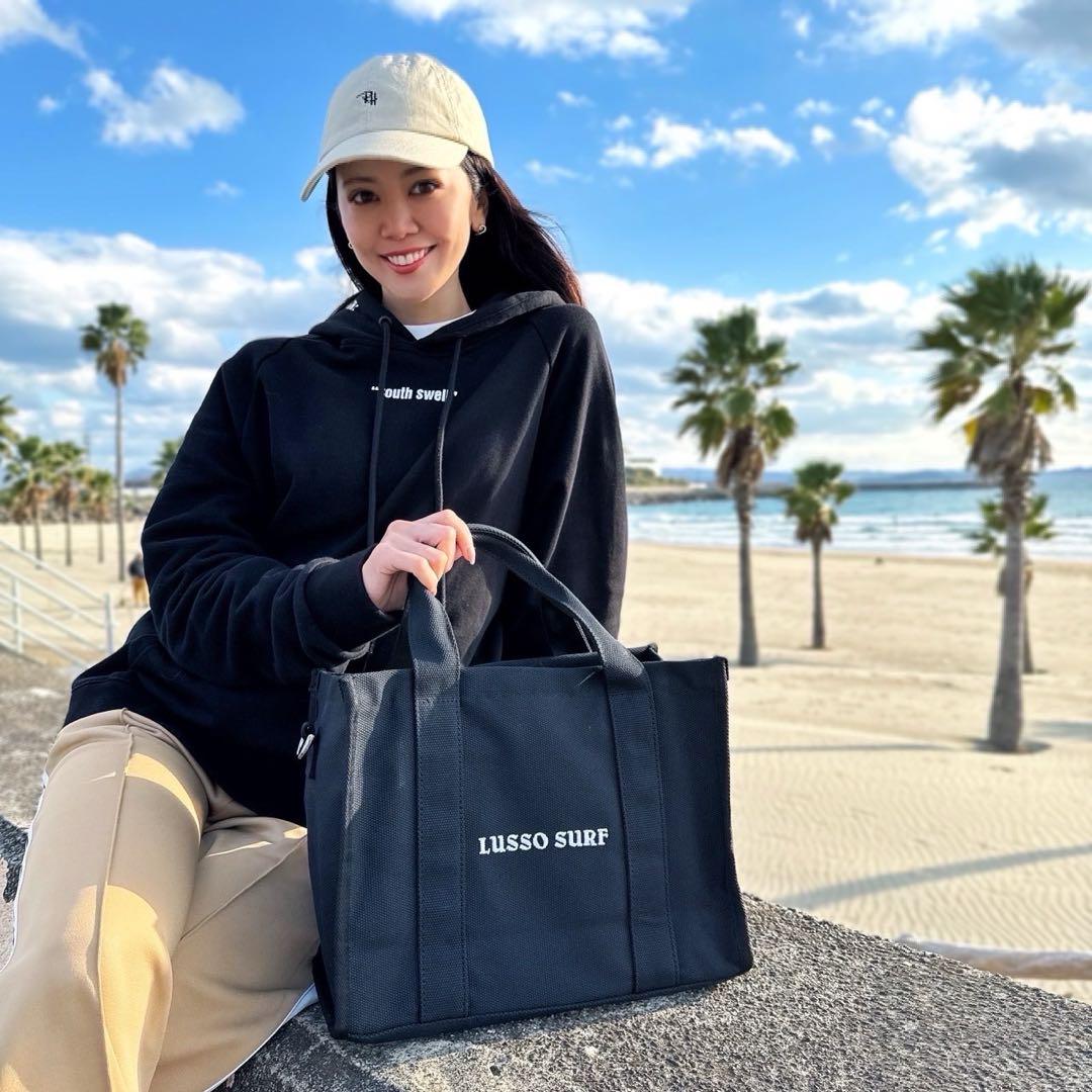 大人サーファーにはLUSSO SURF ショルダートートバッグ　ブラック