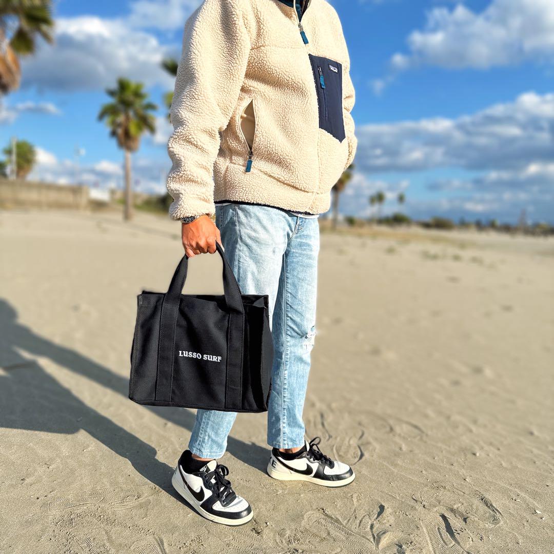 大人サーファーにはLUSSO SURF ショルダートートバッグ　ブラック