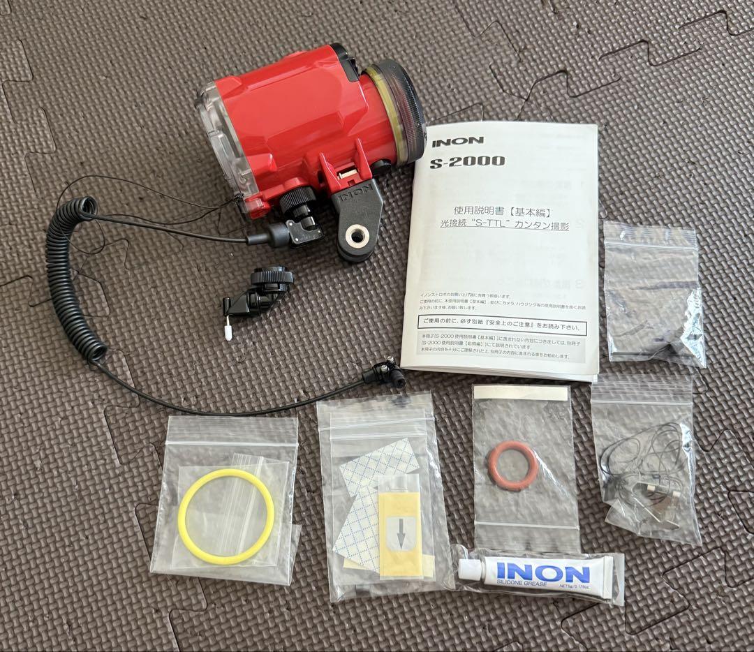 INON S-2000 ストロボ ➕光ケーブル付き - メルカリ