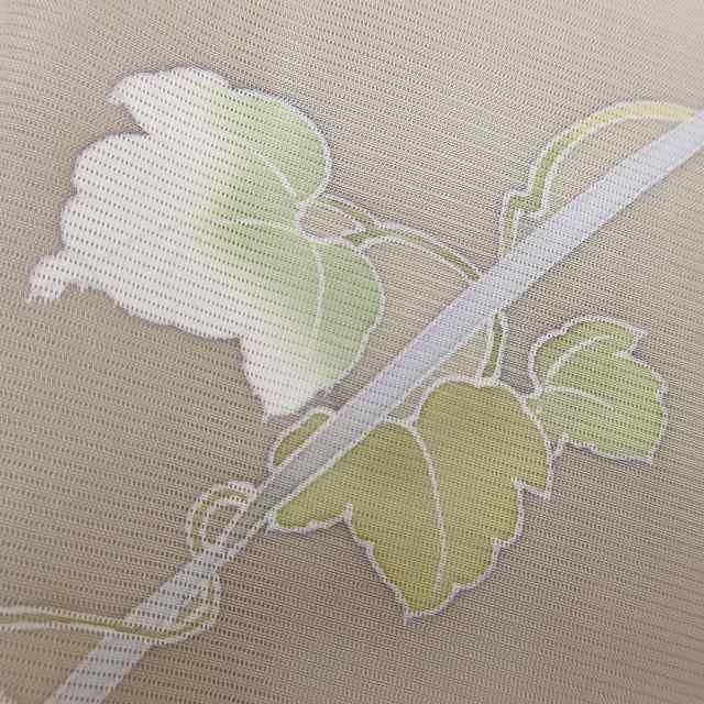 夏着物 正絹 絽“涼やかに響く波紋に芦や蔦、涼を運ぶ大人の華”訪問着 E-95