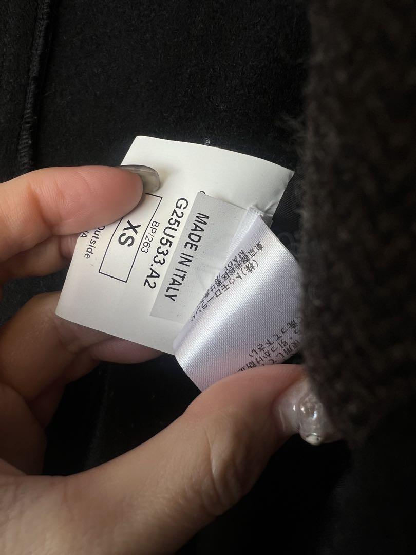 golden goose ゴールデングース　黒 ウール ピーコート 6ボタン