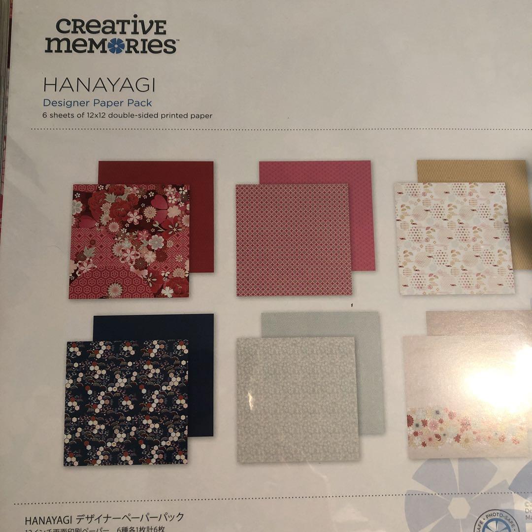 すでにコメントいただいていた かたへ。HANAYAGI デザイナーペーパーパック