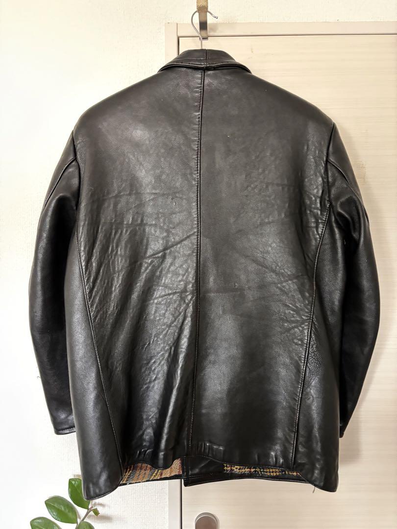 超綺麗　コルビジェジャケット　仏製　レザージャケット　コート　ヴィンテージ