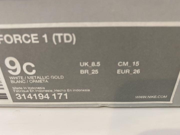 爆買いHOT エアフォース1 エアフォースワン Y3kTv-m49401253583 デッドストック25周年モデル15cm 得価好評