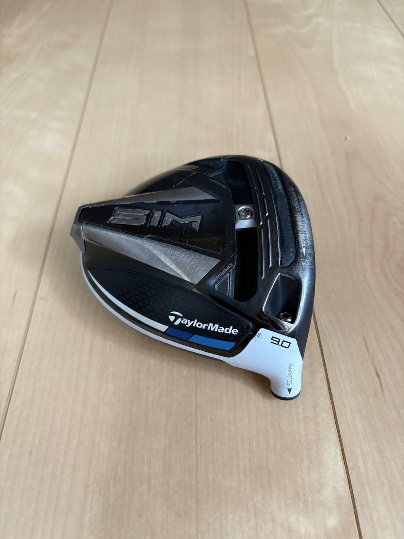TaylorMade SIM ドライバー ヘッドのみ　ヘッドカバー、おまけ付き