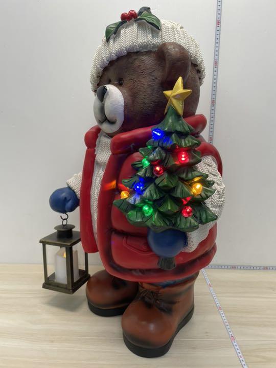 新品限定品 コストコ ブラウンベアーのグリーター クリスマス MruOv-m49405911801 人気国産