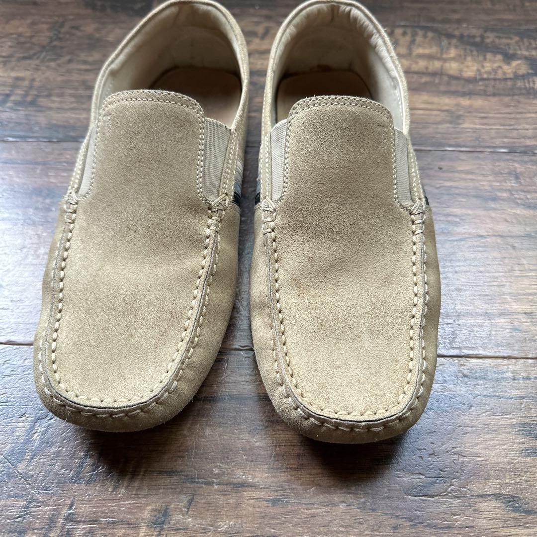 TOD'S ベージュ スリッポンローファー