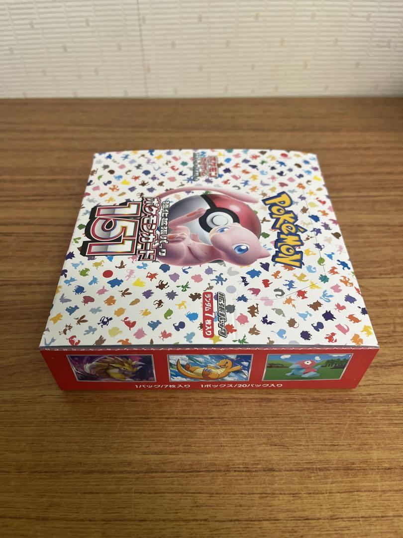 ポケモンカード151 シュリンク開封品　ボックス未開封