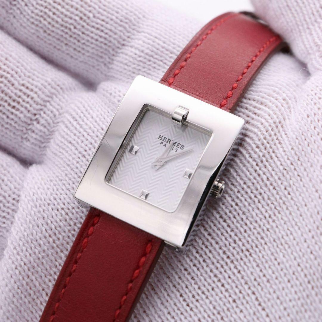 付属品付き【新品電池】HERMES ベルトウォッチ/BE1.110 動作品