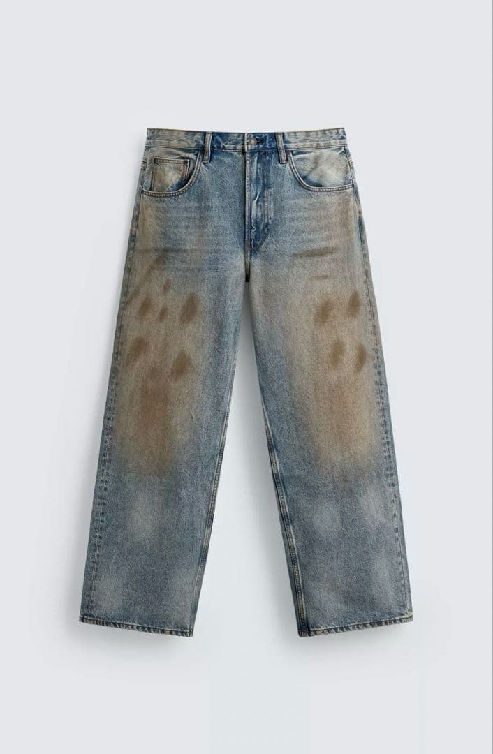 ZARA バギーフィットデニム EU42