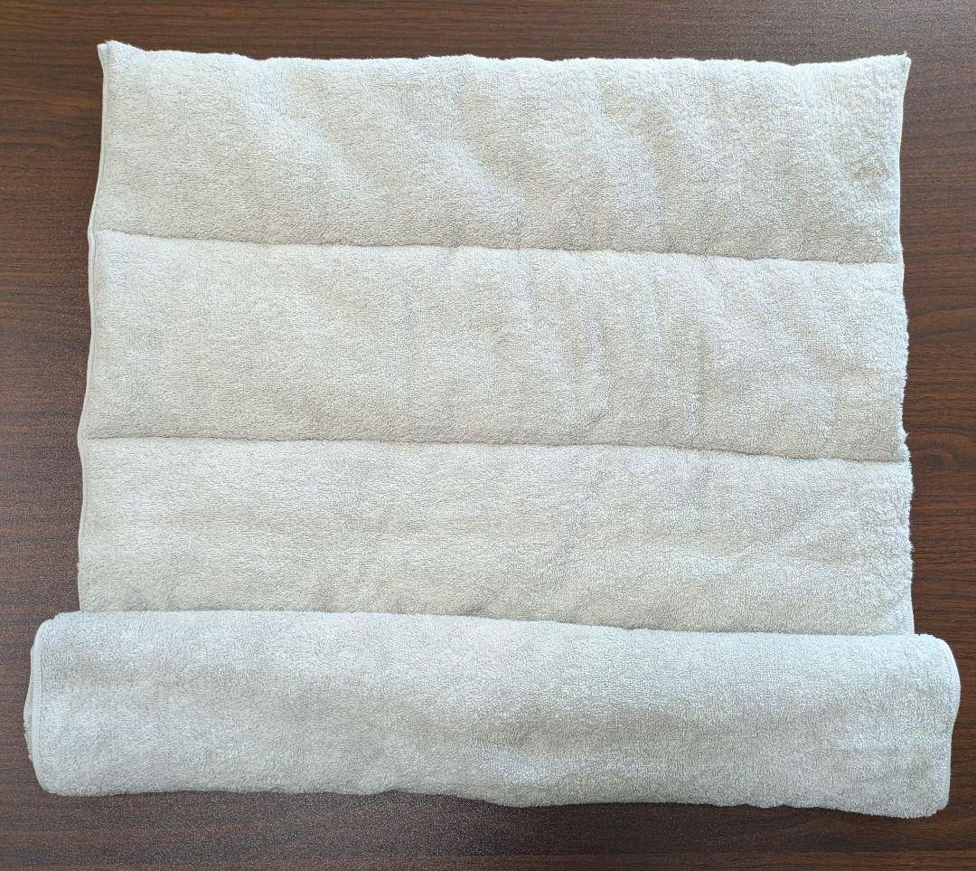 今治睡眠用タオル2 専用ポール付き グレー