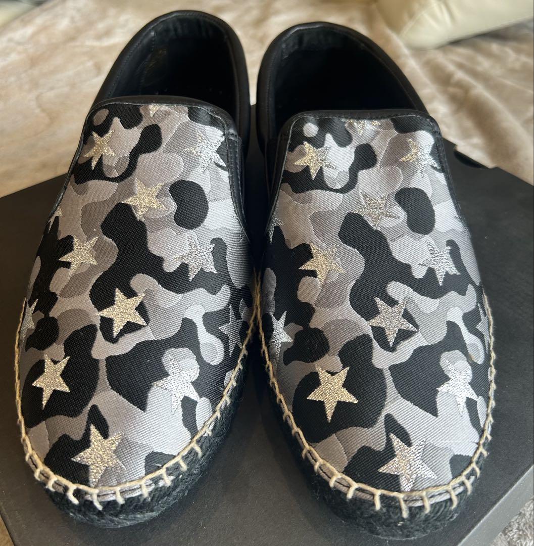 【JIMMY CHOO】迷彩柄 スリッポンシューズ サイズ 41 1/2