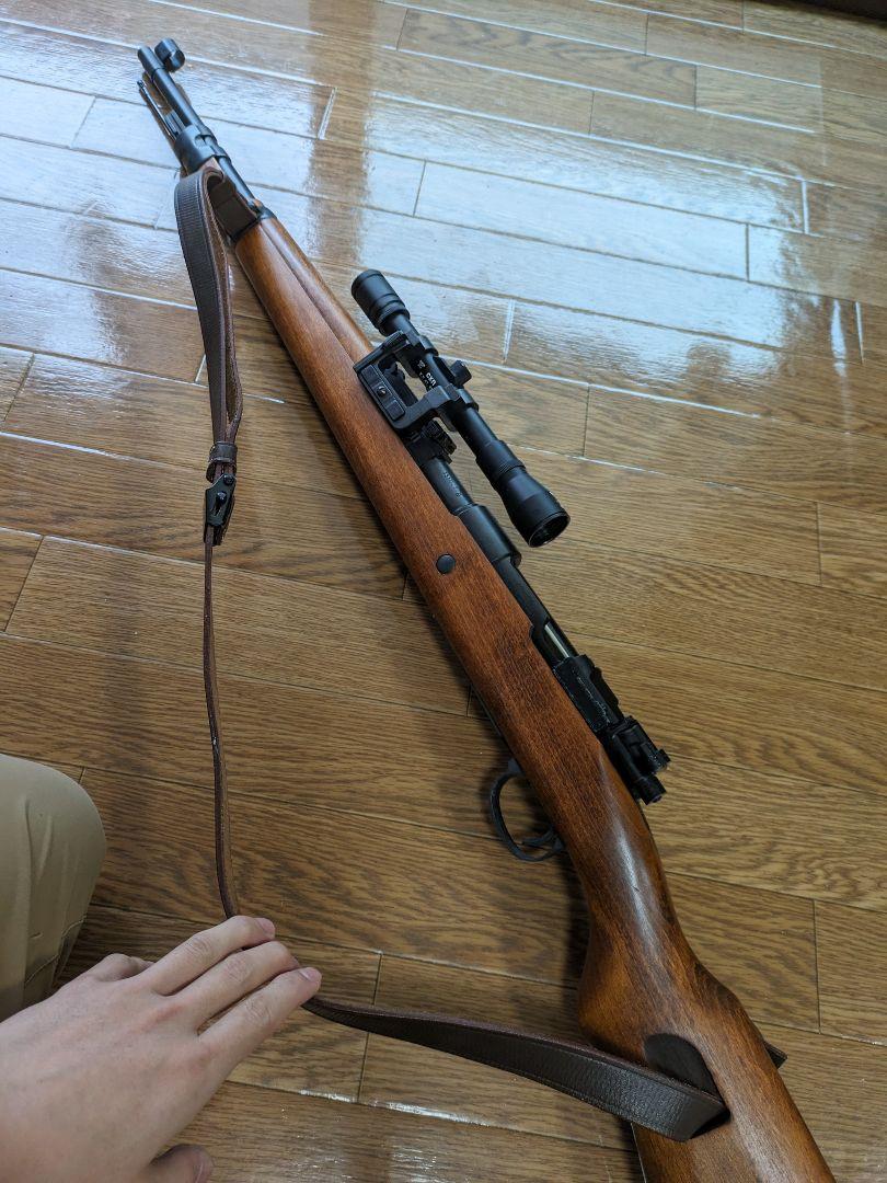 タナカ kar98k Air 本体+純正レザースリング+スコープ その他 タナカ kar98k Air 本体+純正レザースリング+スコープ その他