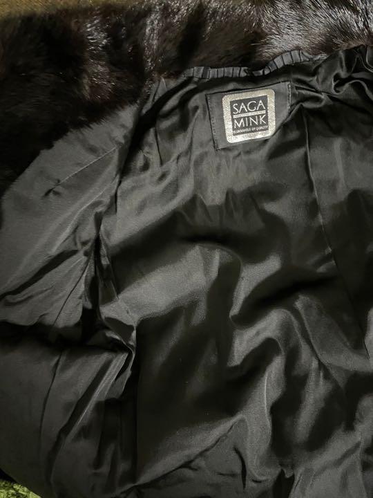 HOTお買い得 美品 ミンク 毛皮 デザインハーフ 定価25万円 sQz4c-m49412600161 SAGA MINK サガ 最安値SALE