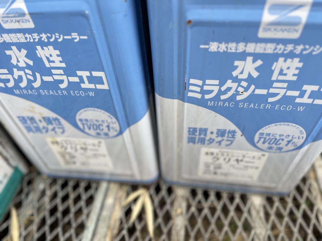 水性ミラクシーラーエコ　クリヤー1缶