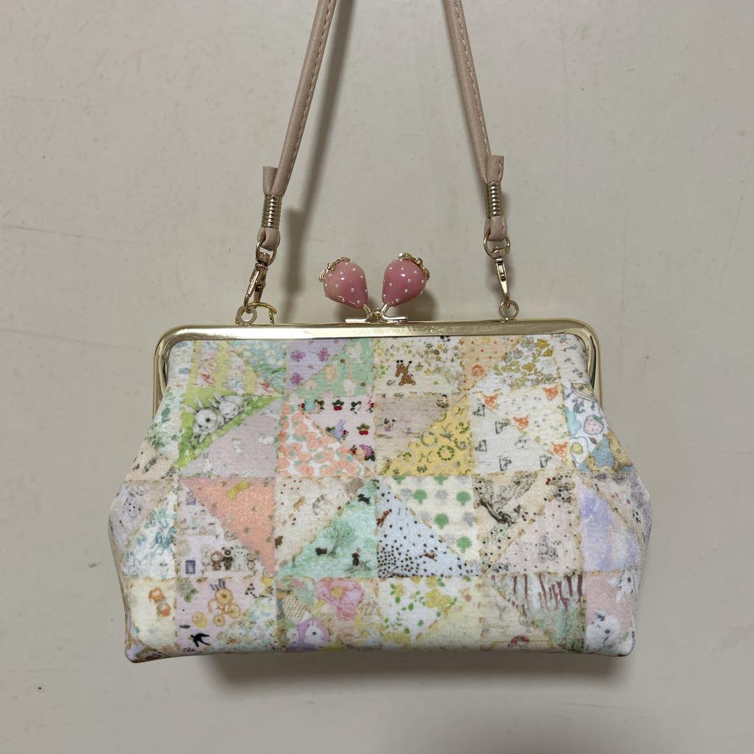939.ハンドメイド 18cm底板付きバック フランシュリッペ パッチワーク柄 939.ハンドメイド 18cm底板付きバック フランシュリッペ パッチワーク柄