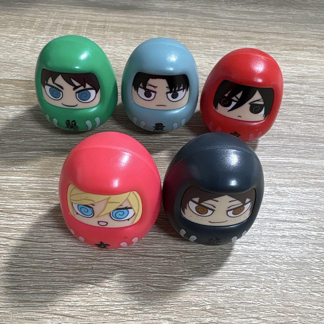 進撃の巨人 一番くじ フィギュア 5セット＋だるまセット - メルカリ