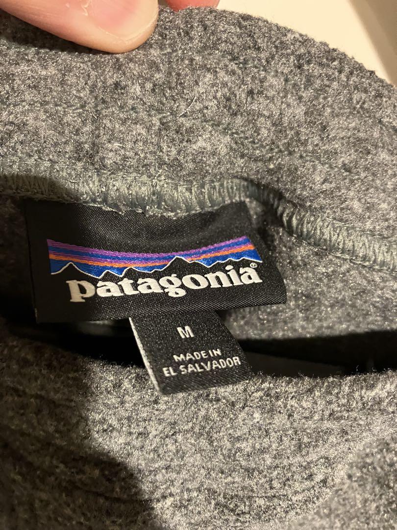 patagonia グレー パンツ Mサイズ ジッパーポケット付き　シンチラ