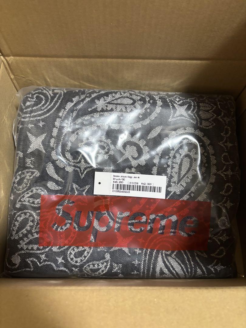 パンツ Supreme Bandana Jacquard Baggy Jean 30