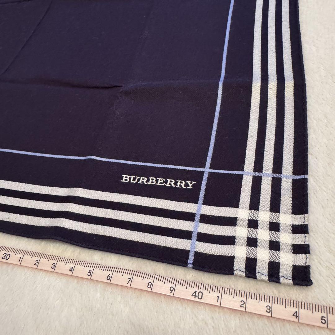 入荷now 口コミ バーバリー BURBERRY ネイビー メルカリ - 美品 コットン ハンカチ 小物