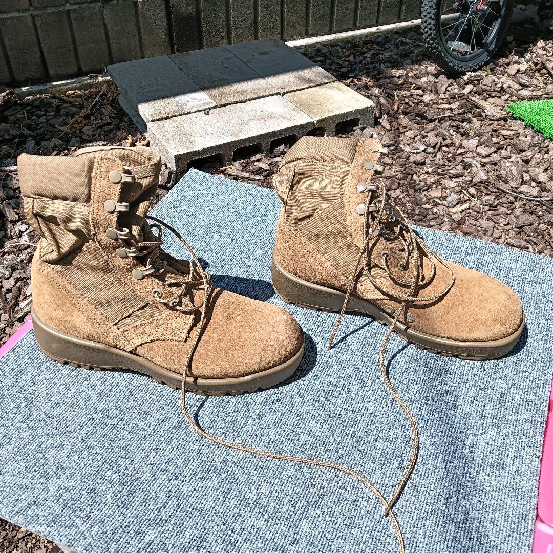 US Army Combat Boots 4W Coyote 美品 送料込み