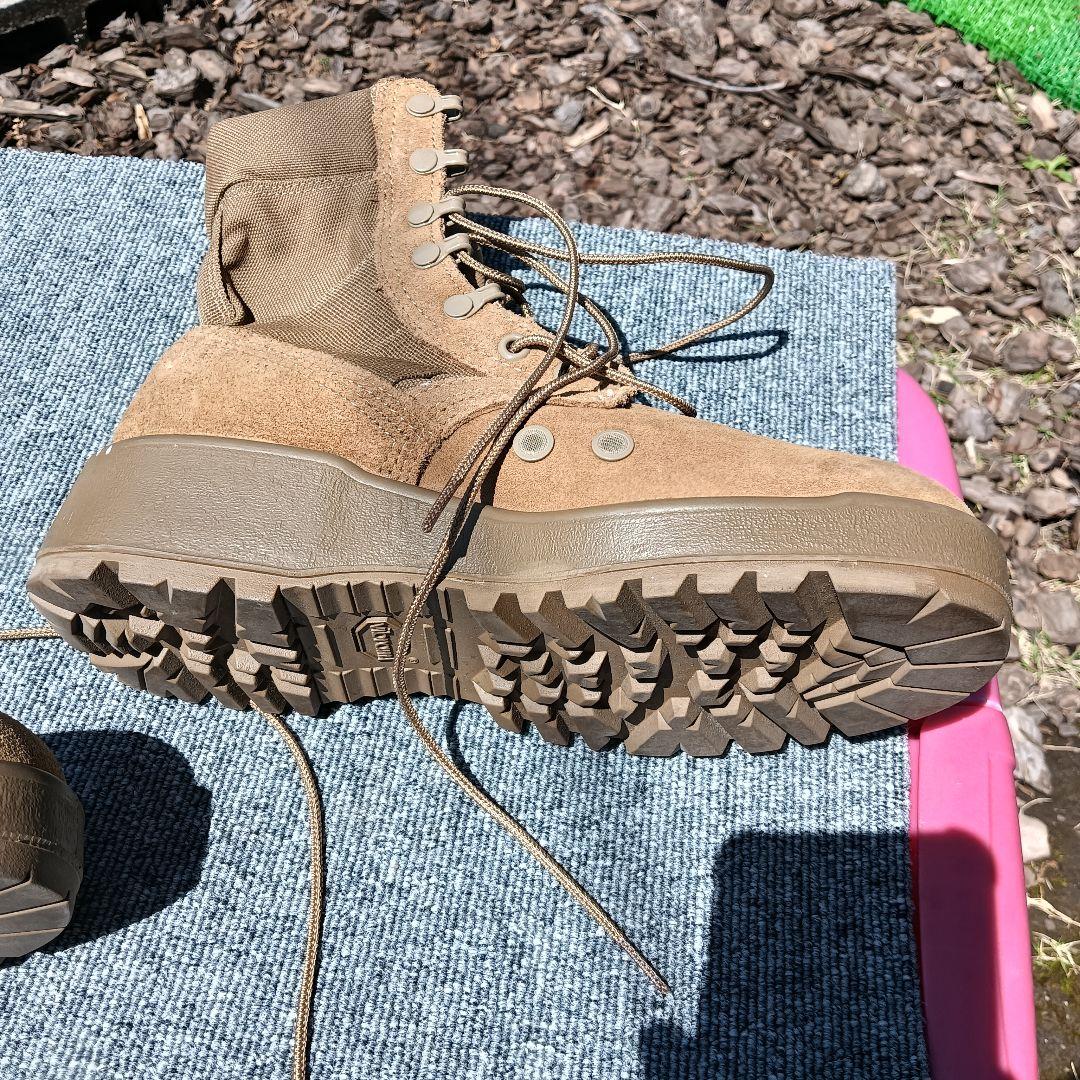 US Army Combat Boots 4W Coyote 美品 送料込み