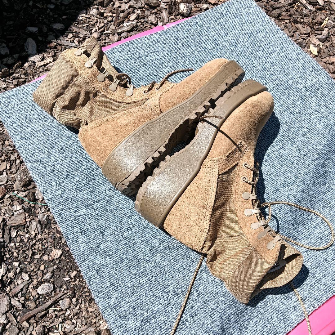 US Army Combat Boots 4W Coyote 美品 送料込み