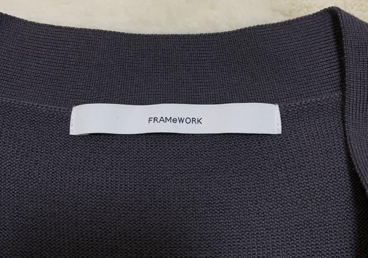 FRAMeWORK /Vネックビッグカーディガン/size FREE/グレー - メルカリ FRAMeWORK /Vネックビッグカーディガン/size FREE/グレー - メルカリ