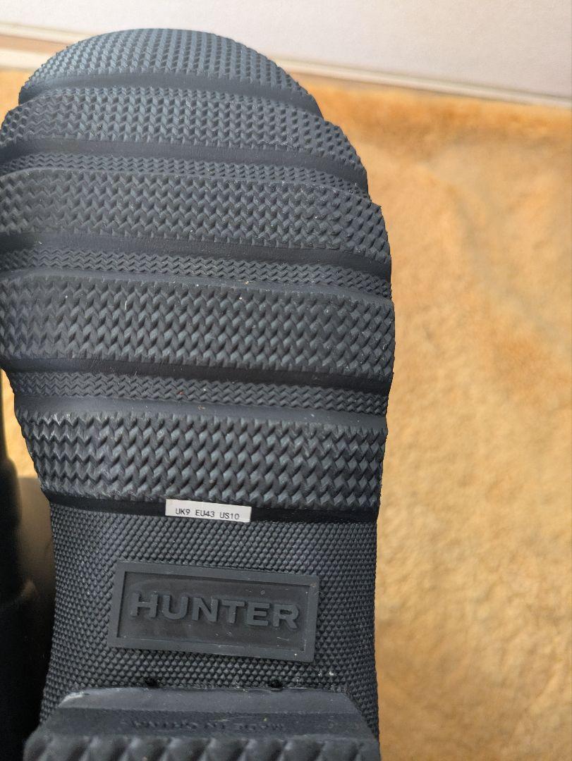 半額以下！HUNTER ロング レインブーツ トリコロール ロゴブーツ