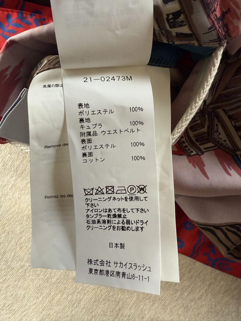 新品 sacai アーカイブ プリント ショートパンツ サカイ メンズ ショーツ