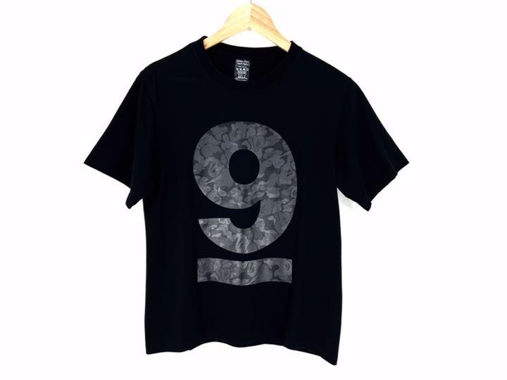 BAPE × NUMBER NINE 9周年記念 Tシャツ ブラック 2 エイプ