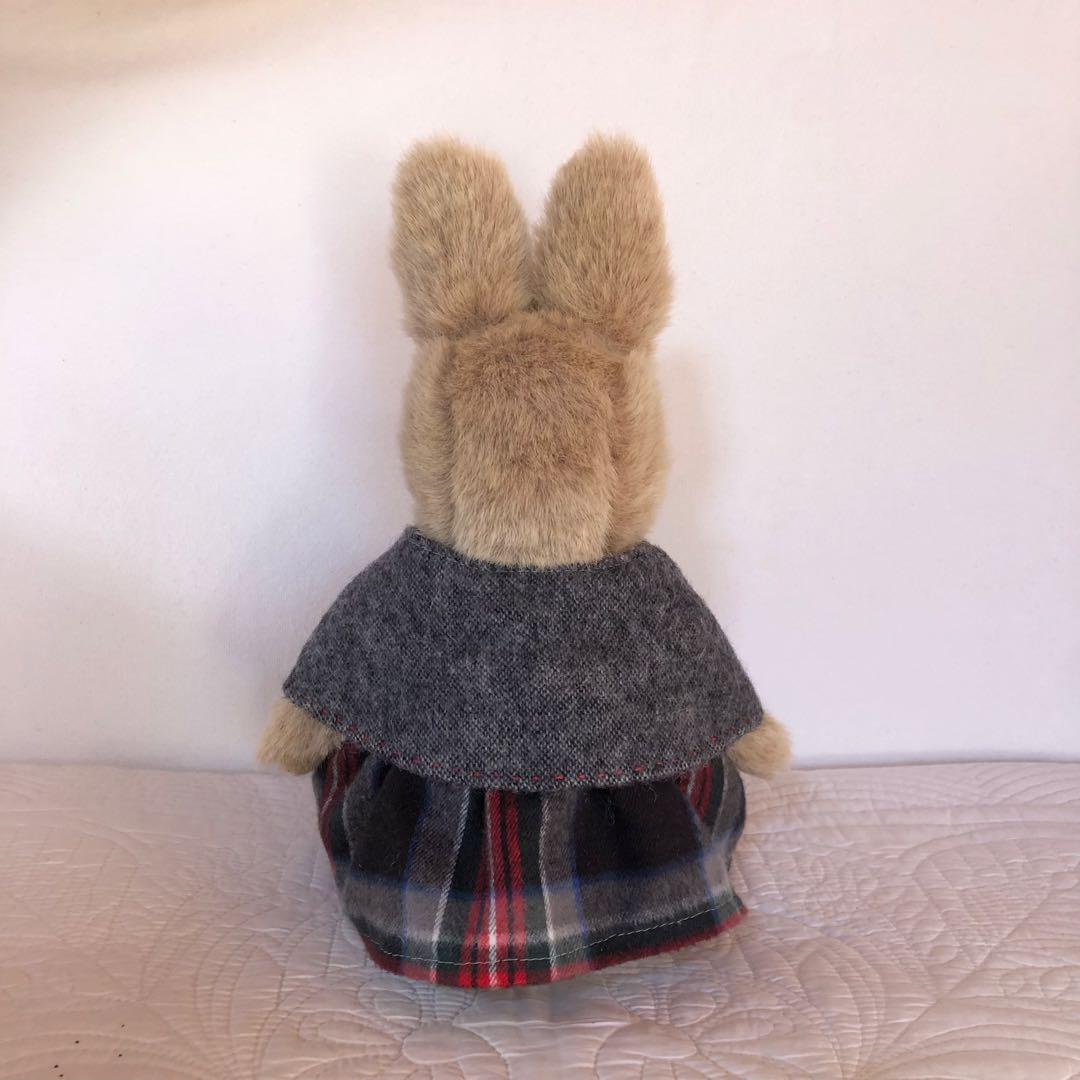 ハンドメイド　冬のもふもふうさぎちゃん　ぬいぐるみ