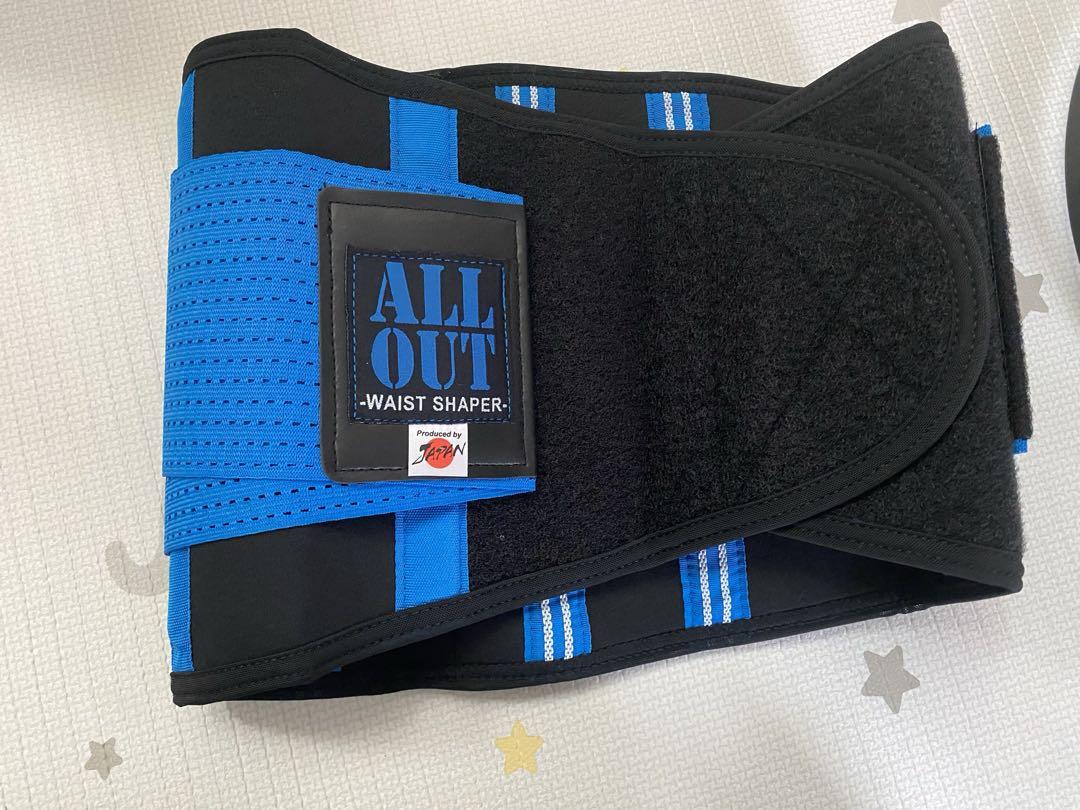 ウエストシェイパー シェイプアップベルト メンズ レディース XS 青
