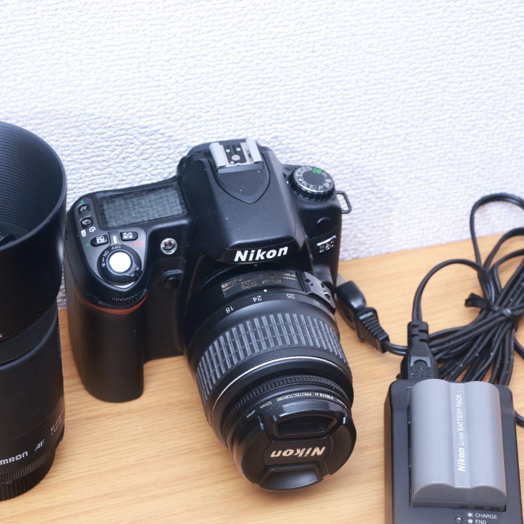 期間限定セール スマホ転送可 充電器 電池 一眼レフデジタルカメラ D90 Nikon デジタルカメラ