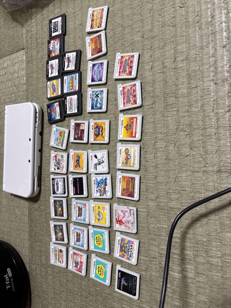 new Nintendo 3DS LL ホワイト ゲームソフト付き