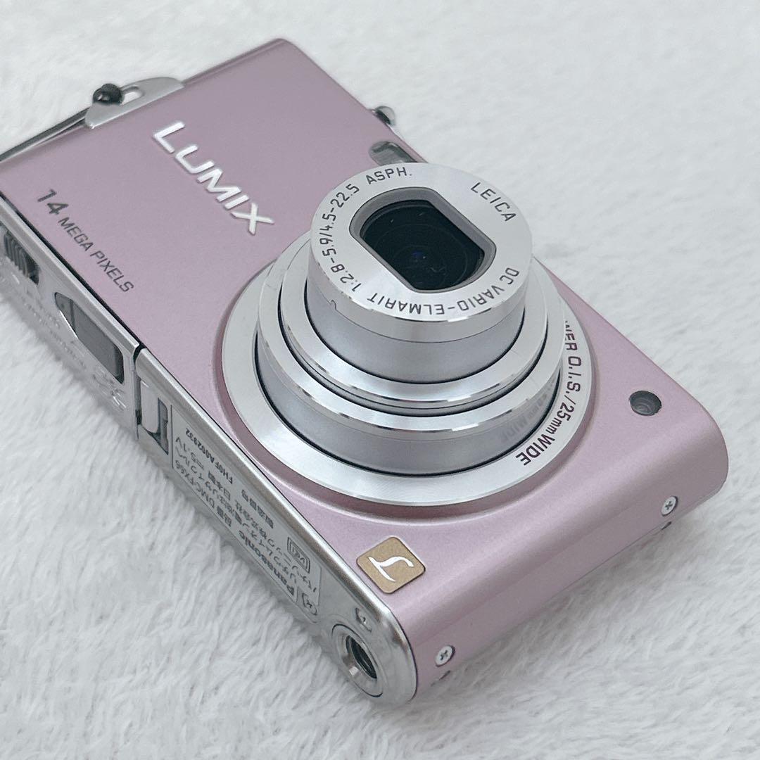 美品 Panasonic DMC-FX66 ピンク 14MP 箱付き 充電器 - メルカリ