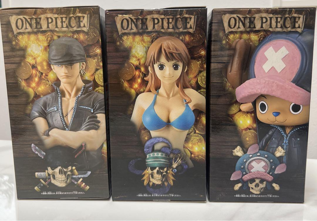 大人気の ワンピースフィギュアFILM GOLD ナミ&ゾロ&チョッパー 3個セット コミック・アニメ