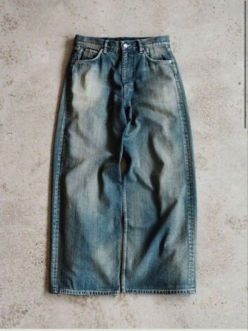 LIDNM SEMI WIDE HERITAGE DENIM PANTS - メルカリ