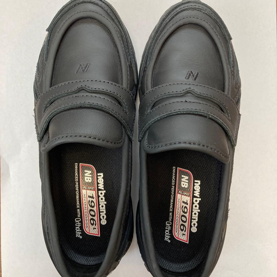 NEW BALANCE ニューバランス1906ローファースニーカーブラックレザー