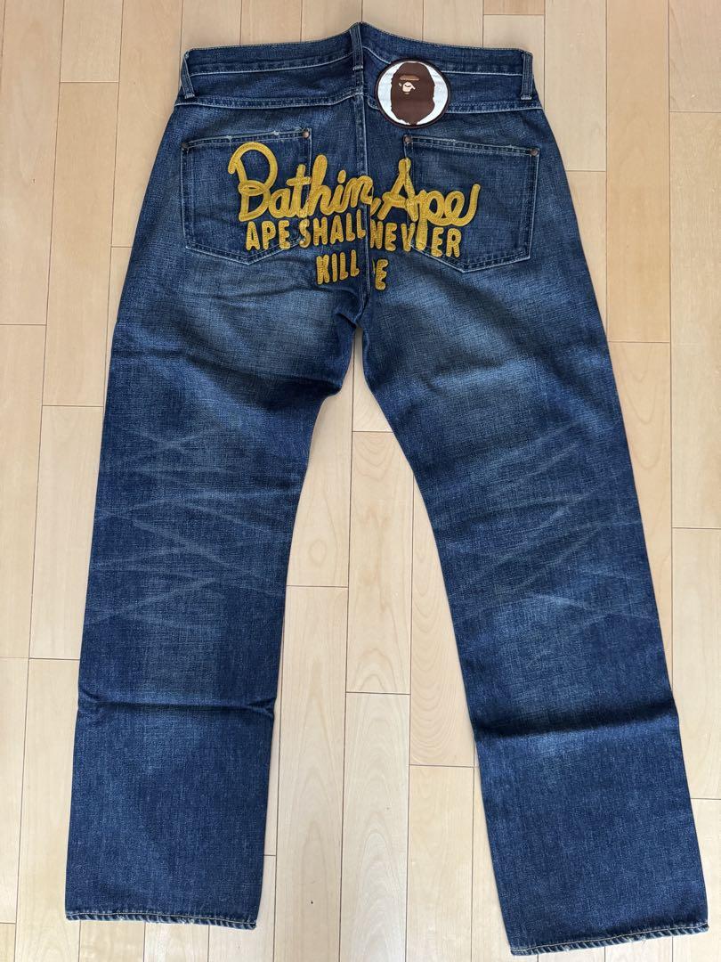 a bathing ape リメイク デニム S A Bathing Ape Denim Jeans for Men for sale | eBay