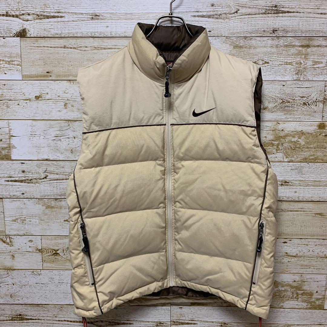 古着 ダウンベスト ベージュ メンズL poiBO-m49445015622 NIKE ACG 新作在庫