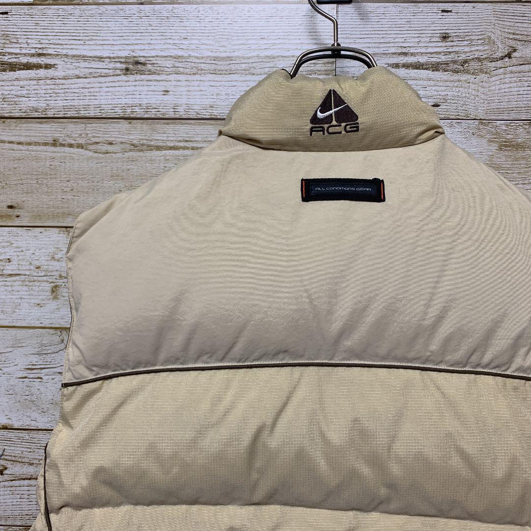 古着 ダウンベスト ベージュ メンズL poiBO-m49445015622 NIKE ACG 新作在庫