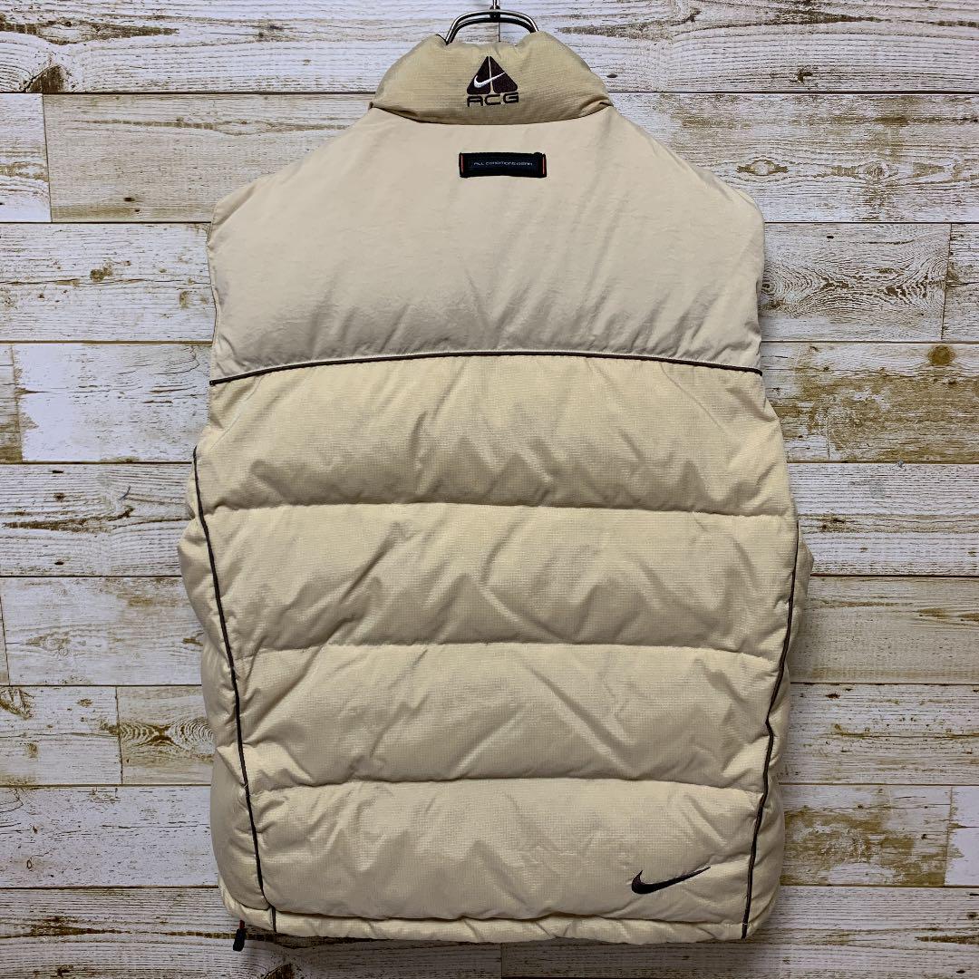 古着 ダウンベスト ベージュ メンズL poiBO-m49445015622 NIKE ACG 新作在庫
