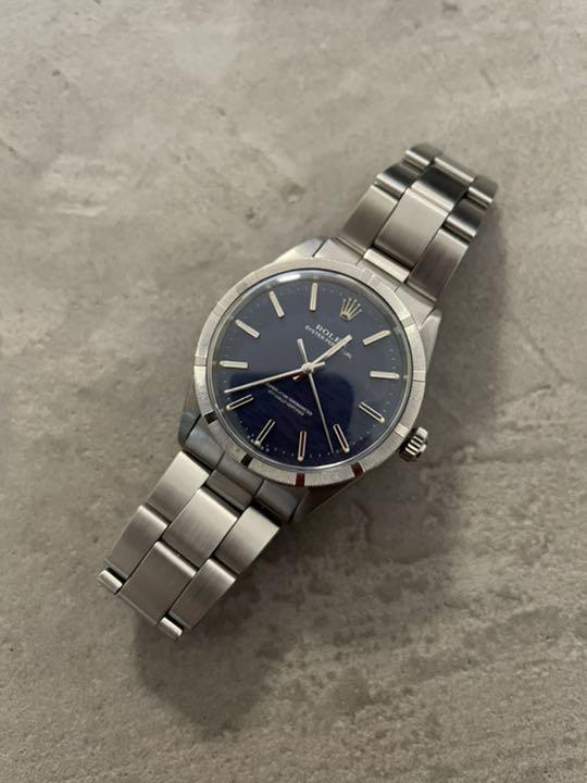 ROLEX オイスターパーペチュアル　1007 ブルーミストダイアル