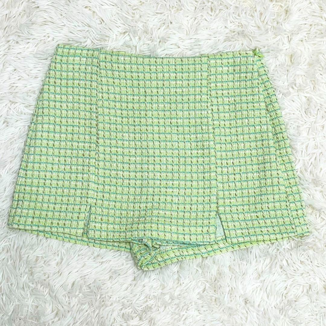 【新品 未使用】ザラ セットアップ クロップドジャケッ パンツ ツイード