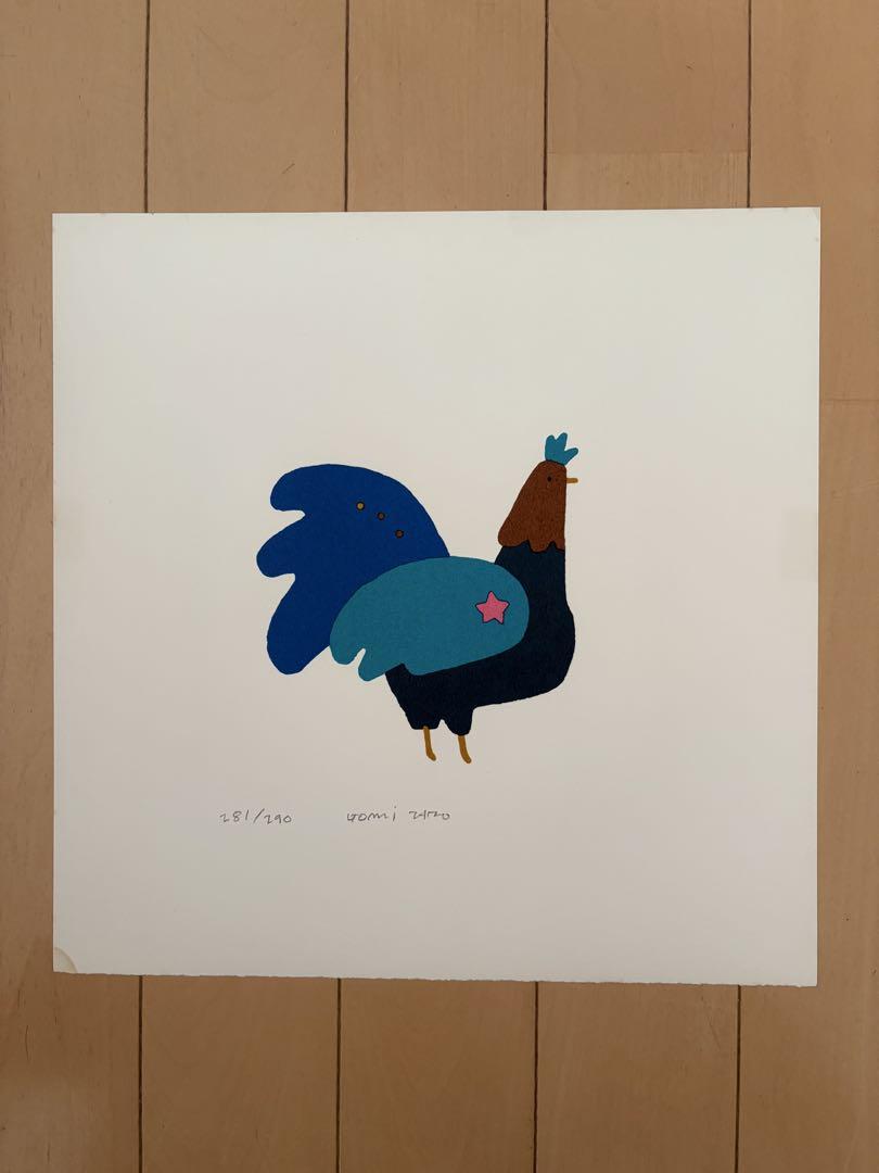 版画 五味太郎 「ことりさん」 ※著者直筆サイン入り | 五味太郎